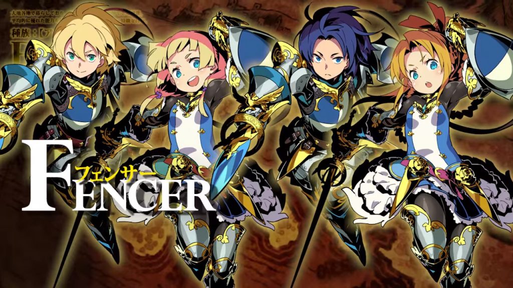 Etrian Odyssey V Fencer