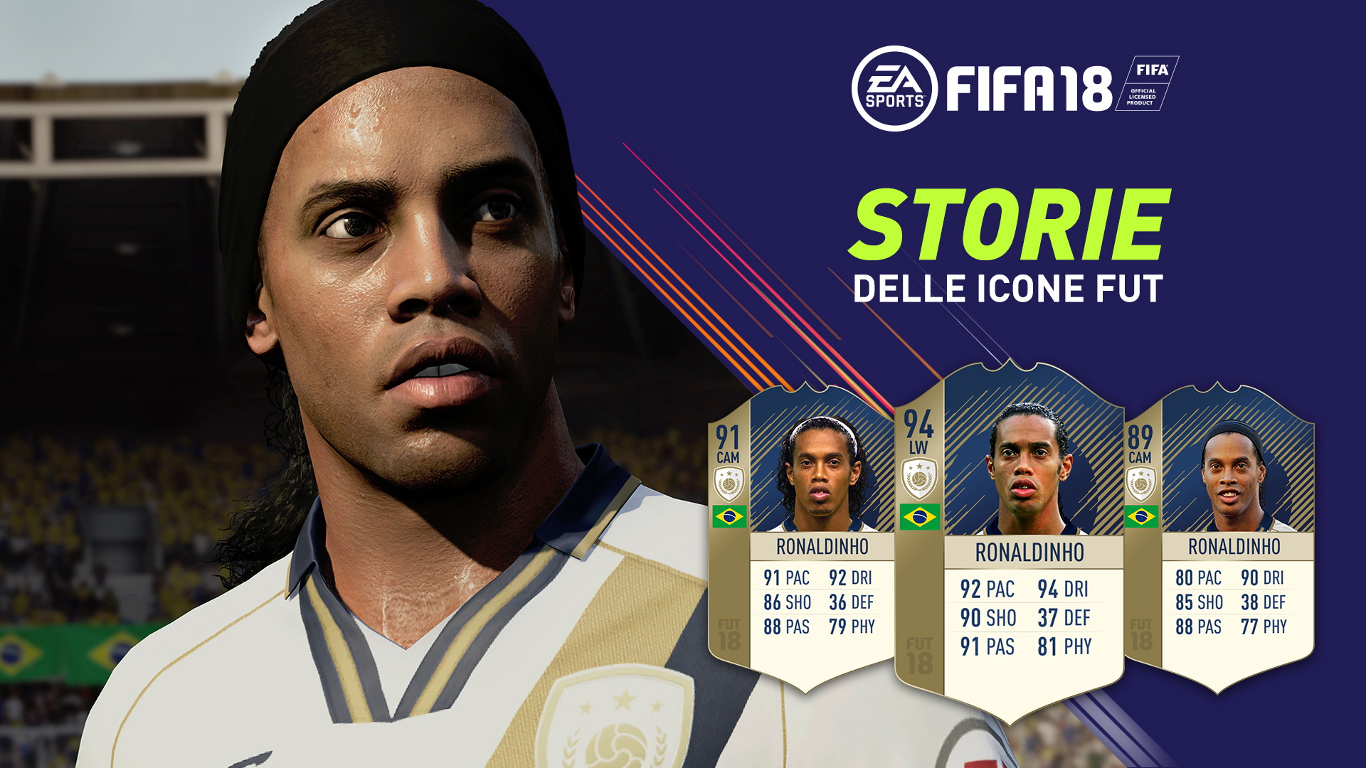 Svelate le storie delle Icone FUT in FIFA 18
