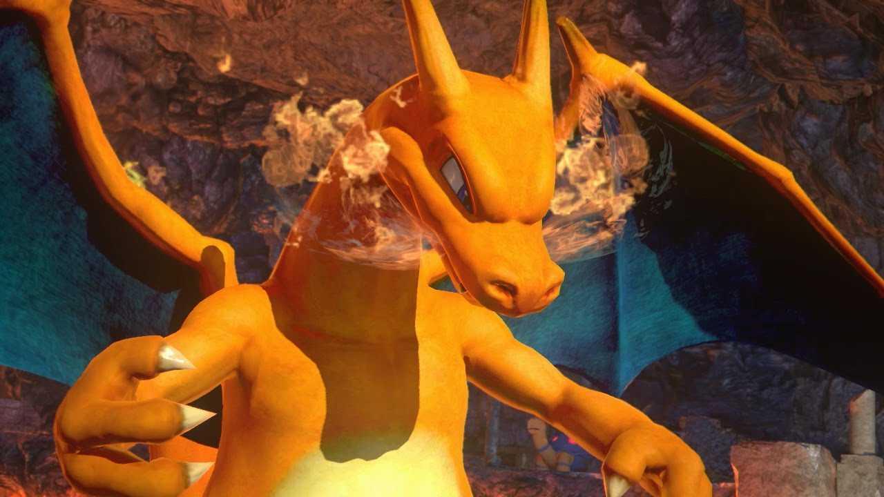 Pikachu Charizard si mostrano in Pokkén Tournament DX