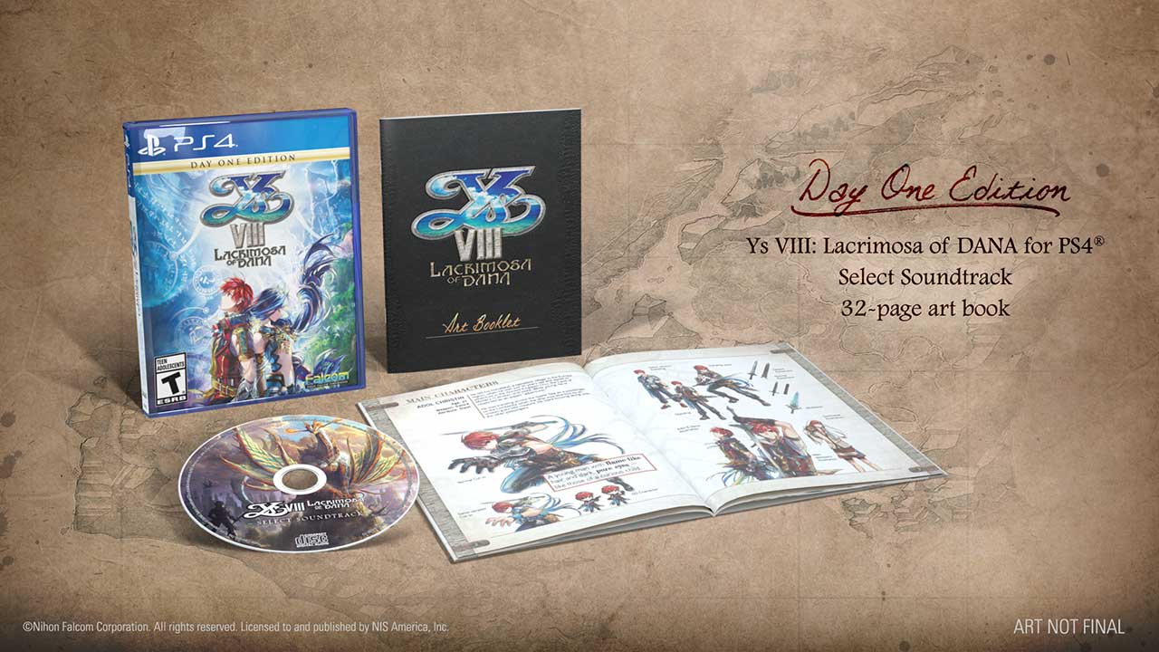 Ys VIII, rivelata la Day One Edition