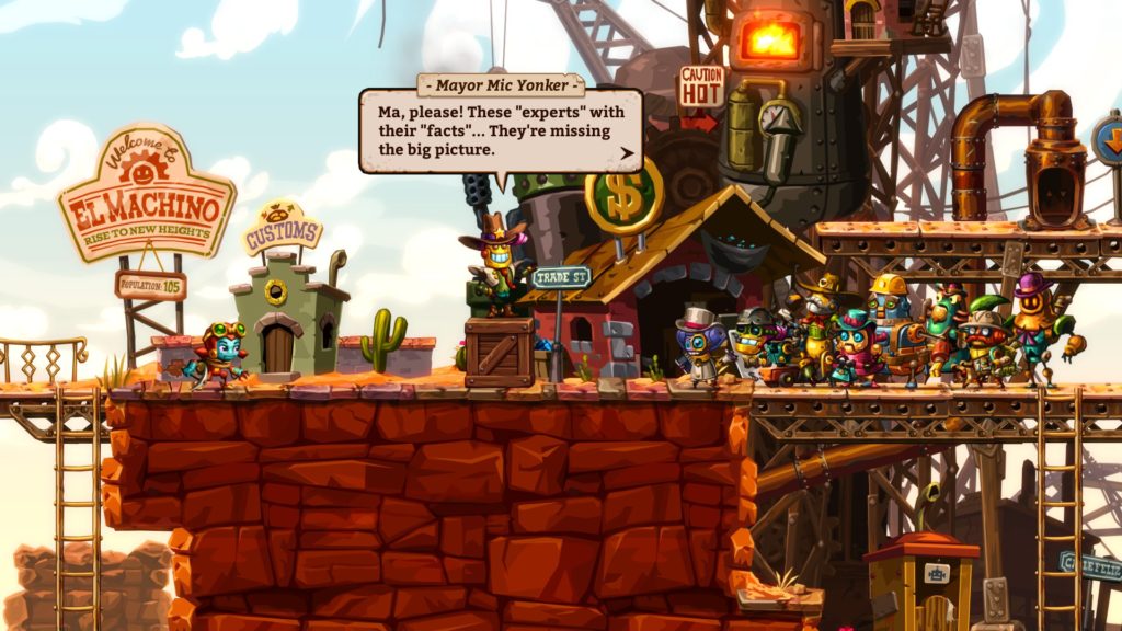Copertina di SteamWorld Dig 2
