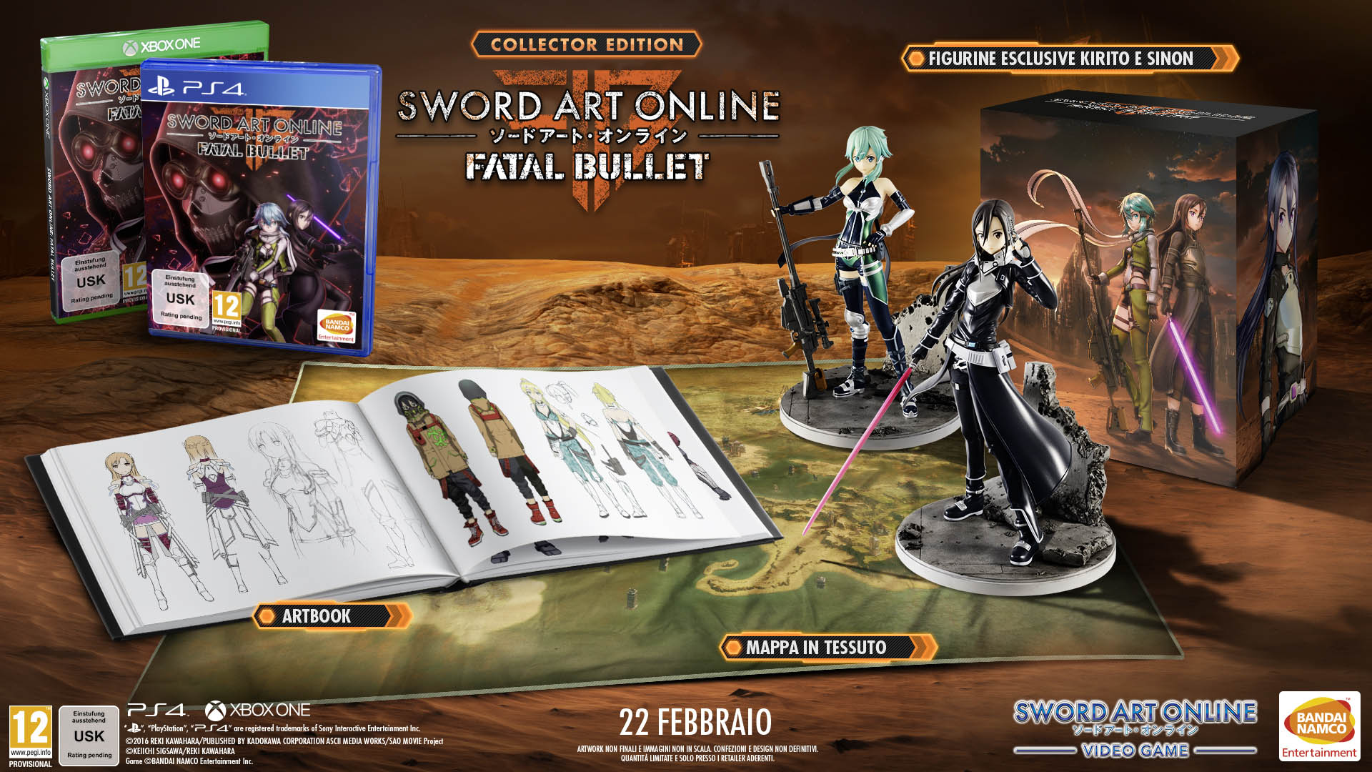Svelata la data e la Limited di Sword Art Online Fatal Bullet