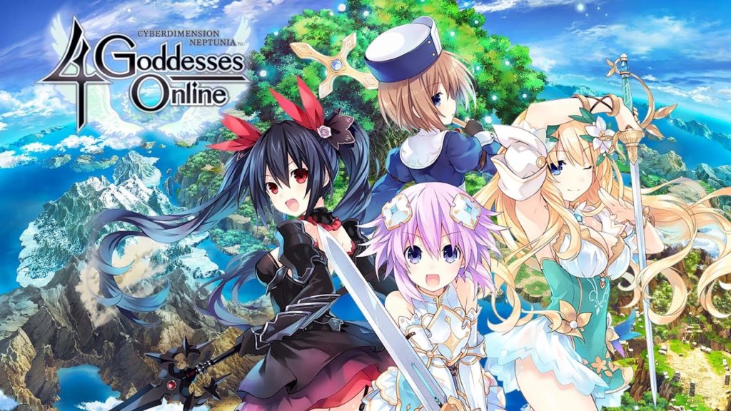 Copertina di Cyberdimension Neptunia: 4 Goddesses Online