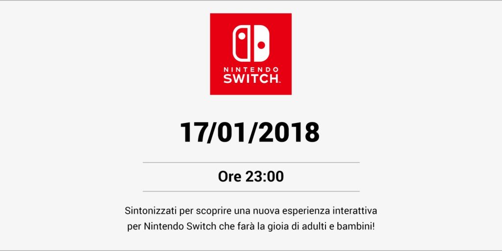nintendo switch annuncio