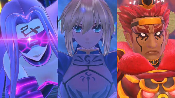 Medusa, Artoria e Lu Bu arrivano su Fate/Extella Link