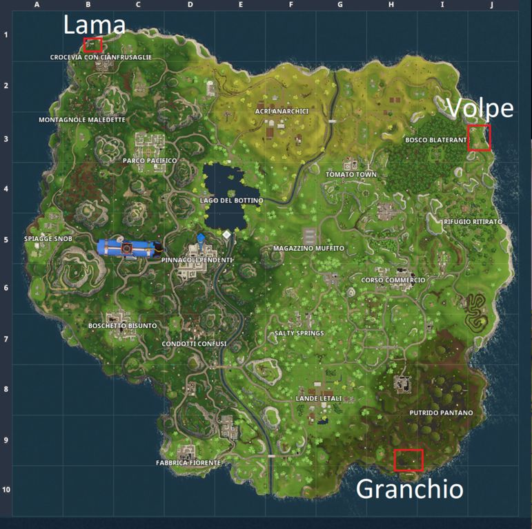 Dove trovare il Lama, il Granchio e la Volpe su Fortnite ... Dove trovare il Lama, il Granchio e la Volpe su Fortnite ... - 771 x 768 jpeg 120kB