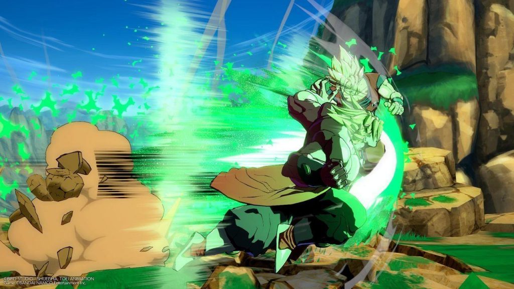 Dragon Ball FighterZ Broly Bordack laccio