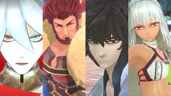 Nuovi personaggi mostrati in trailer in Fate/Extella Link