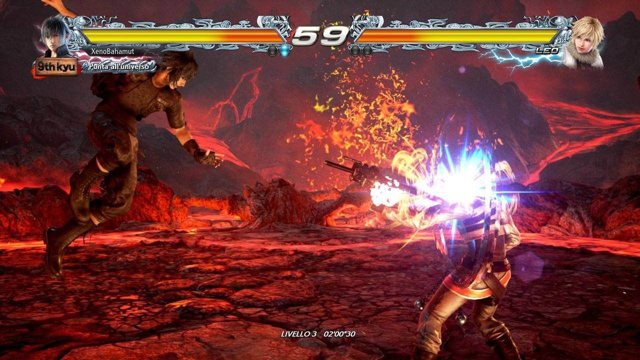 Noctis si teletrasporta sul ring di Tekken 7