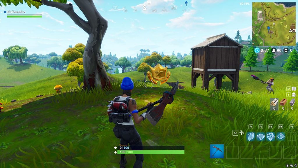 Fortnite pozza mulino ombrello