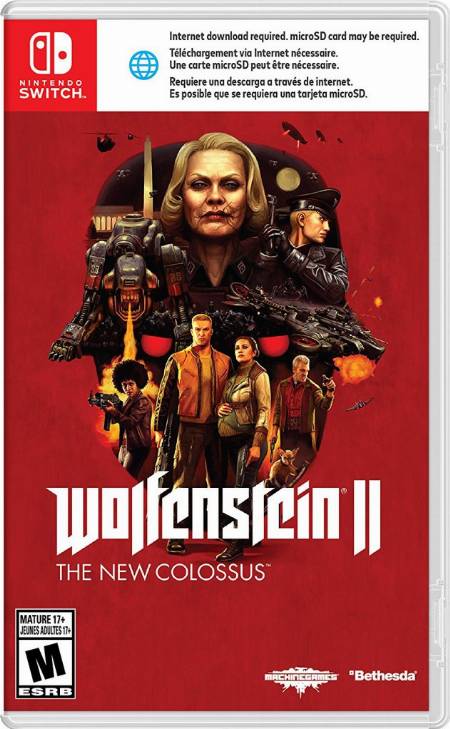 wolfenstein ii the new colossus nintendo switch cover