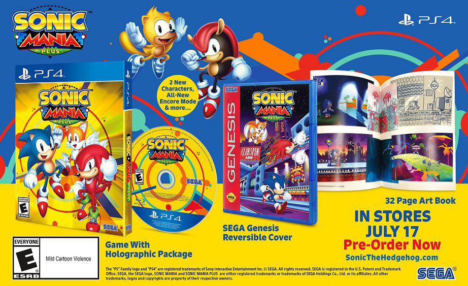 Sonic mania Plus 17 luglio