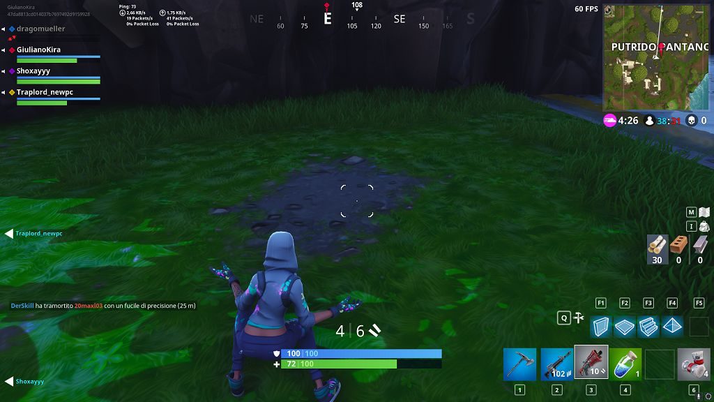 Fortnite panchina camion elicottero