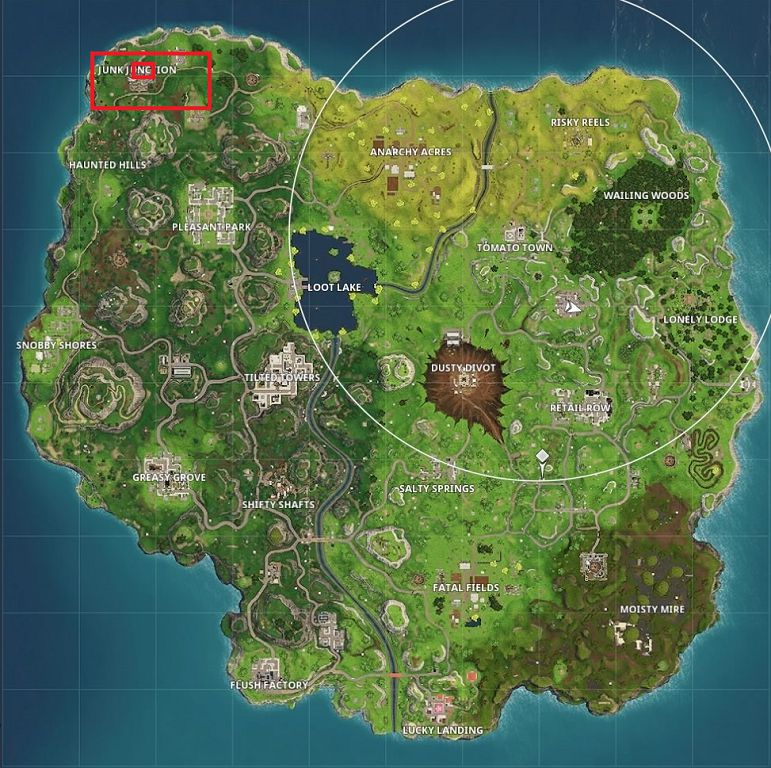 Fortnite tesoro montagnole