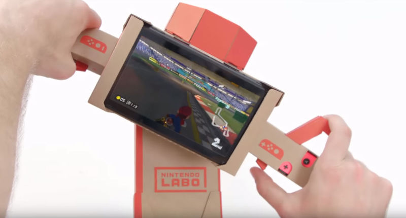 Mario Kart 8 Deluxe ora è compatibile con Nintendo Labo