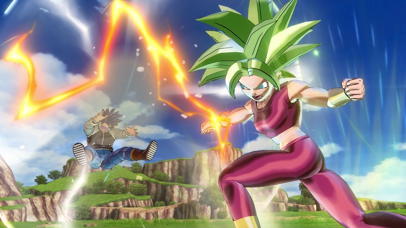 Kefla e Super Baby Vegeta in Dragon Ball Xenoverse 2