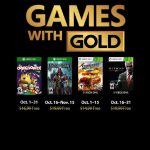 Annunciati i Games With Gold di ottobre