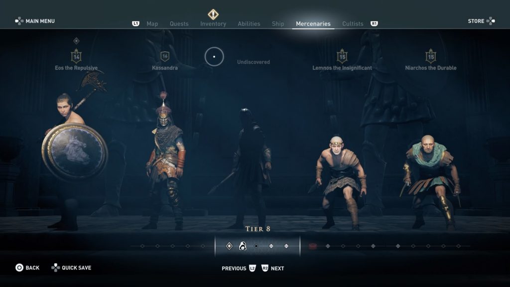 assassin creed odyssey mercenari