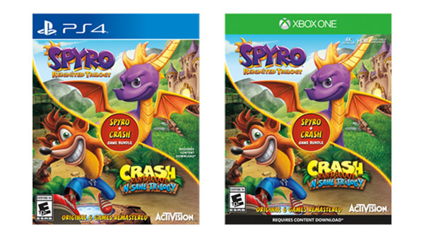 bundle spyro reignited crash n sane