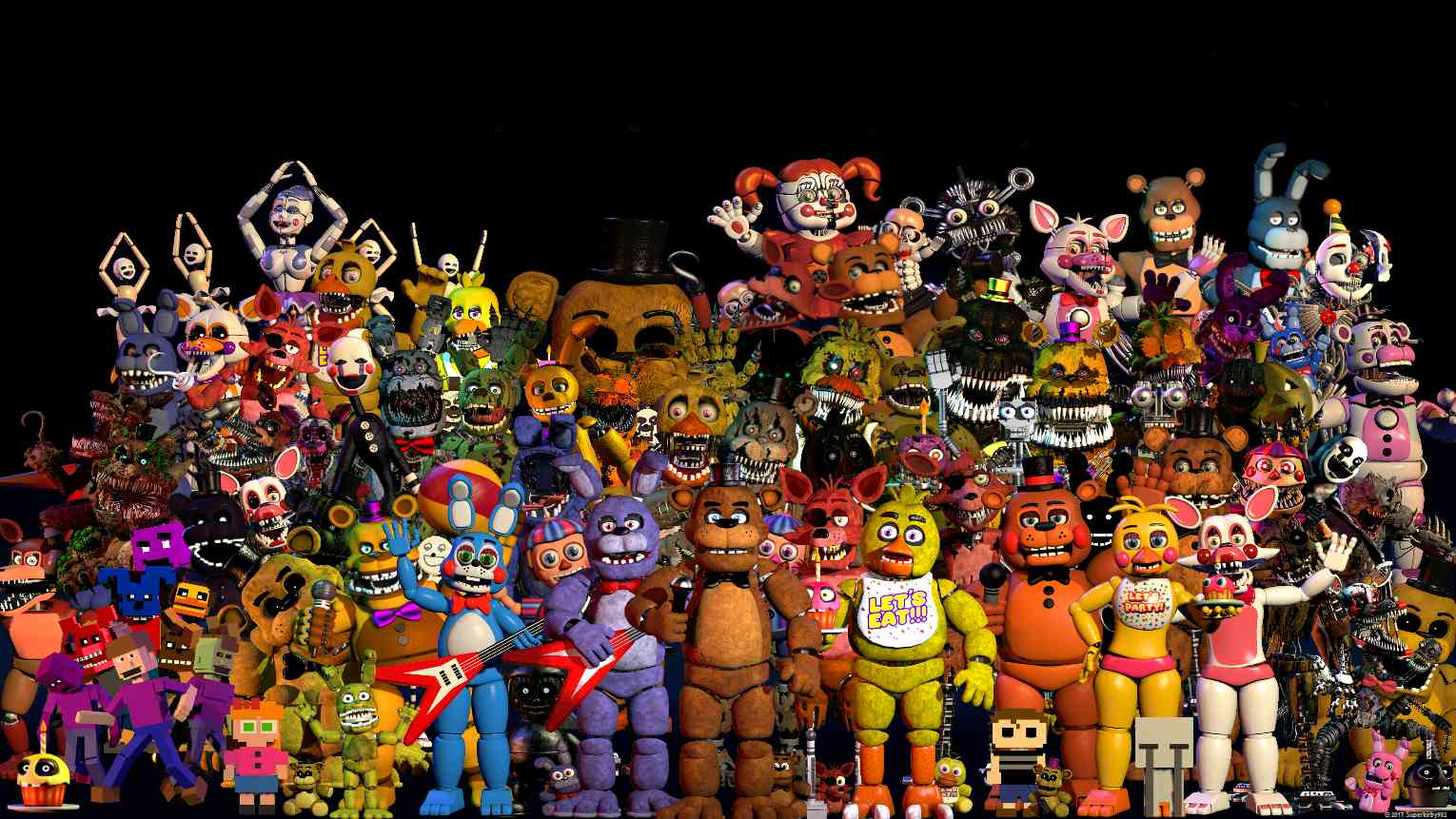 Five nights at freddys personajes