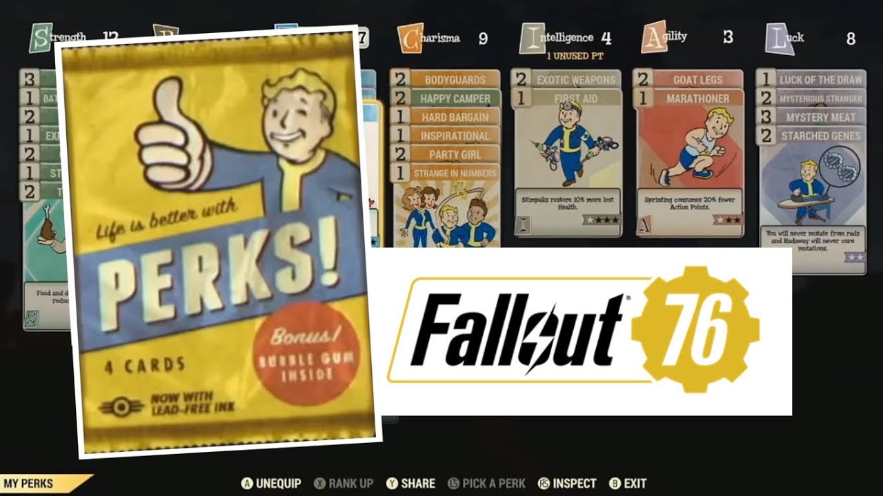Fallout 76 – Guida completa ai perk