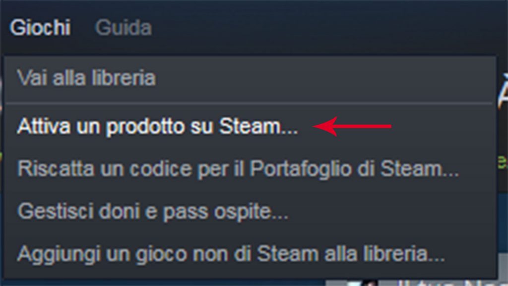 Come riscattare un codice su Steam