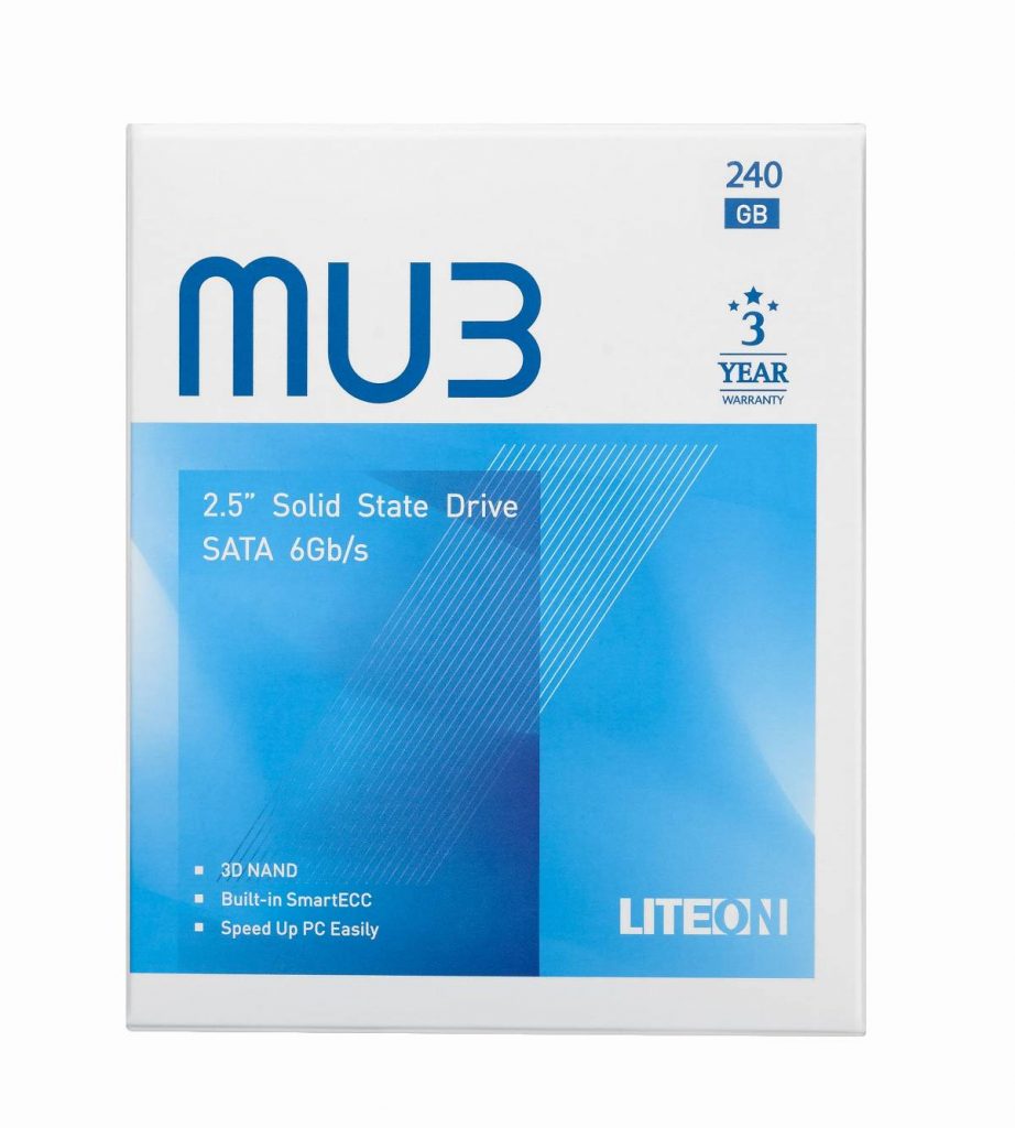 LiteOn presenta la linea MU3 di SATA SSD - immagine dell'articolo