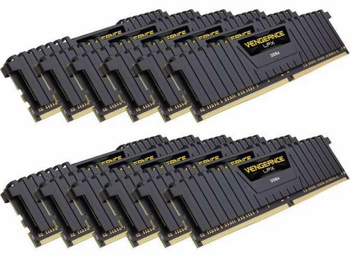 Corsair presenta cinque kit di memoria Vengeance LPX DDR4 a 12 moduli per W-3175X