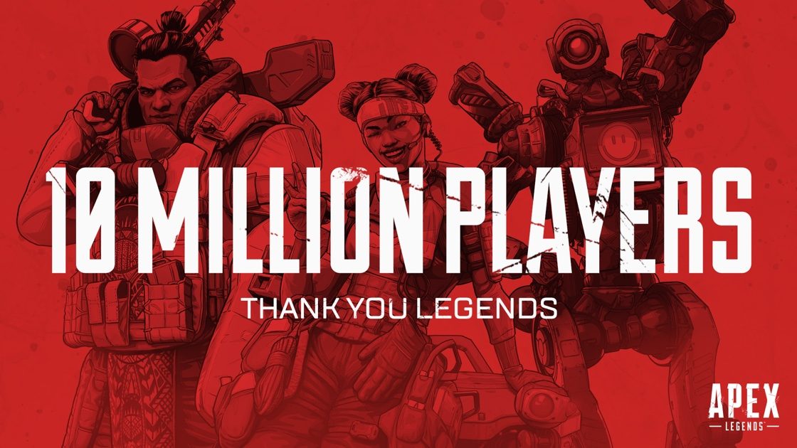 Apex Legends: 10 milioni di giocatori in 72 ore