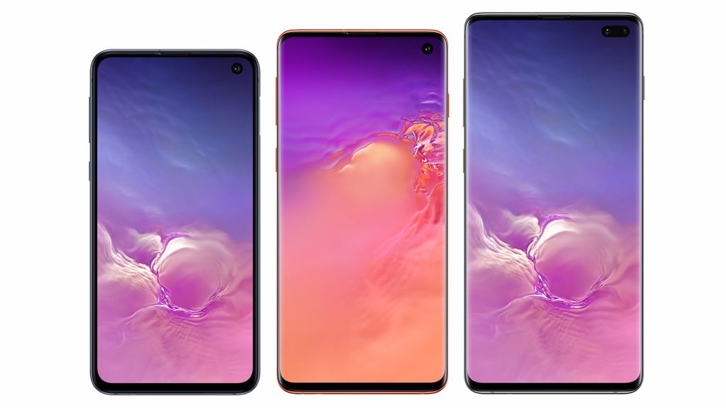 Samsung Galaxy S10 front