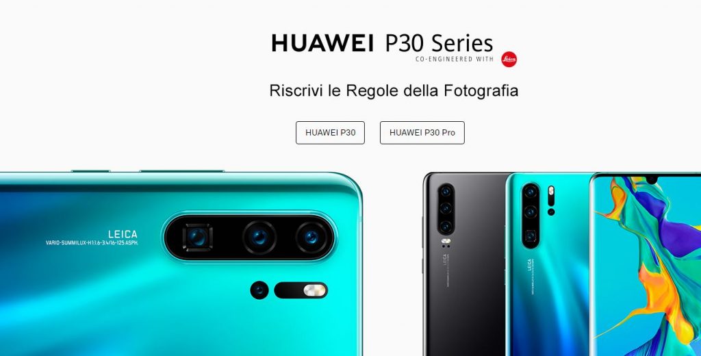 Svelati i nuovi Huawei P30 e P30 Pro - immagine dell'articolo