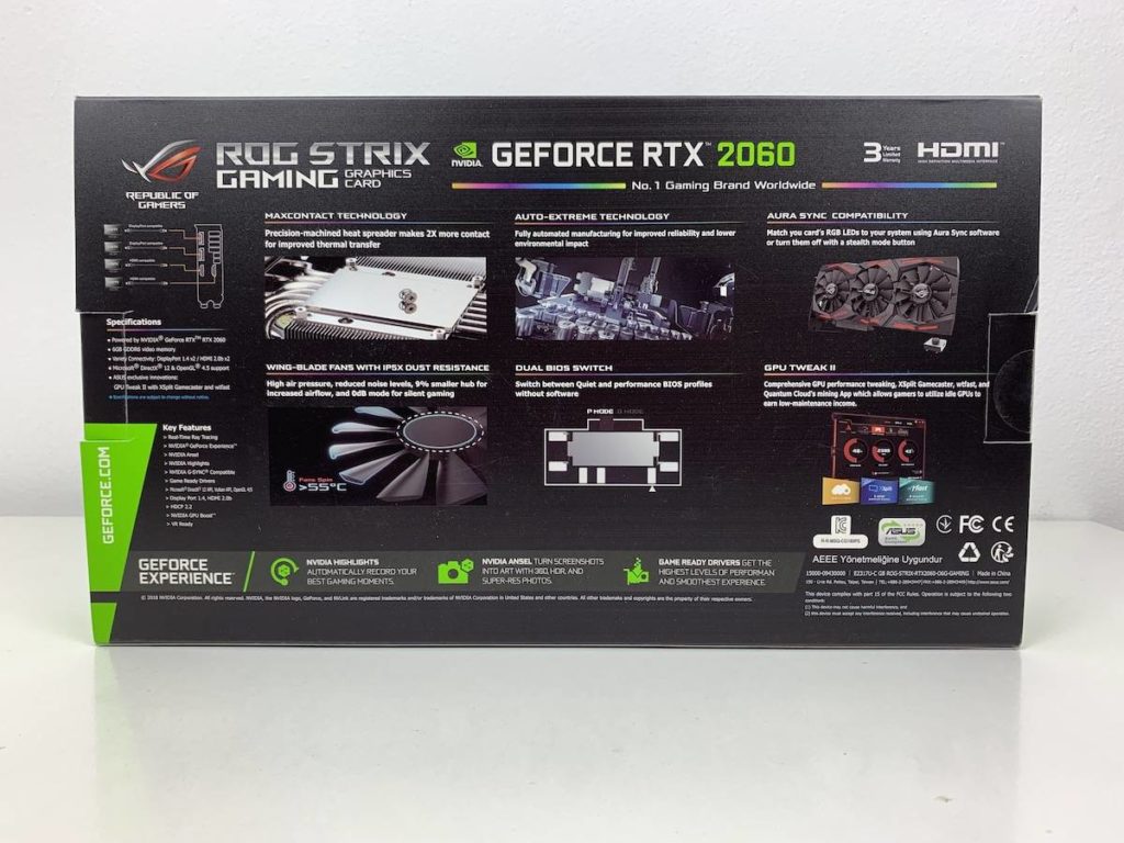 Asus ROG Strix Geforce RTX 2060