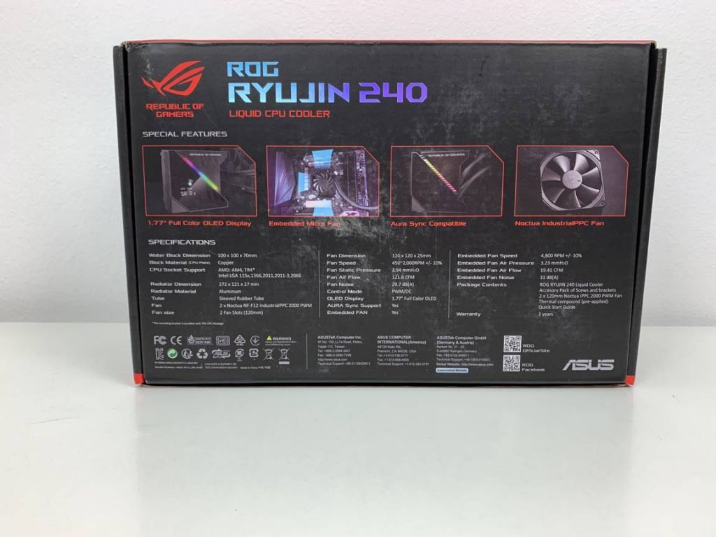 ASUS ROG Ryujin 240