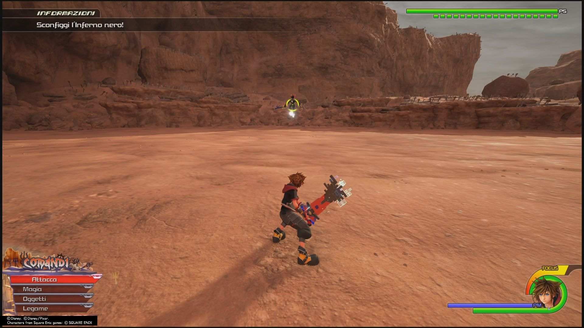 Kingdom Hearts III boss segreto Inferno Nero