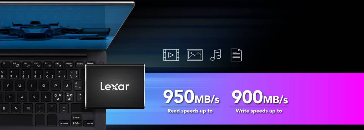 Lexar annuncia l’SSD portatile più veloce al mondo