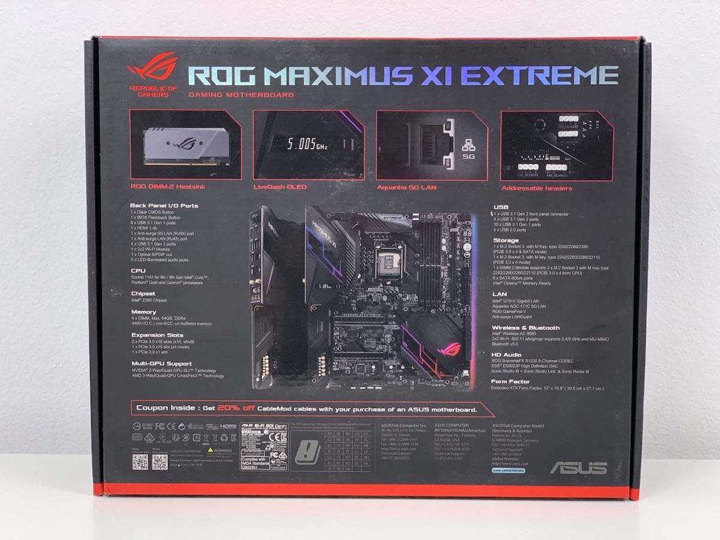 Asus ROG Maximus XI Extreme
