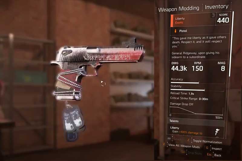 The division 2 libertà 