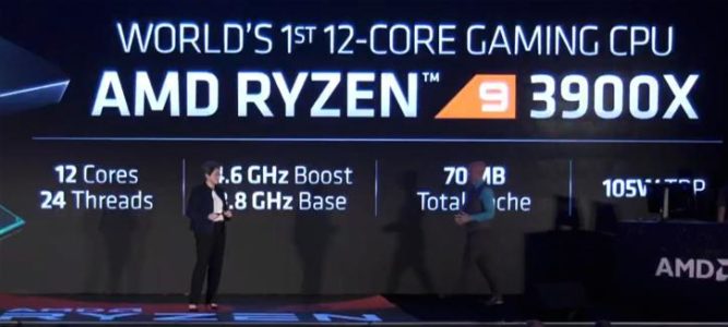 AMD Ryzen 3900X annuncio