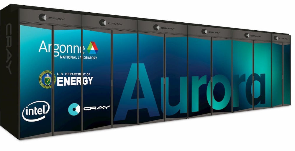 Aurora runs supercomputer