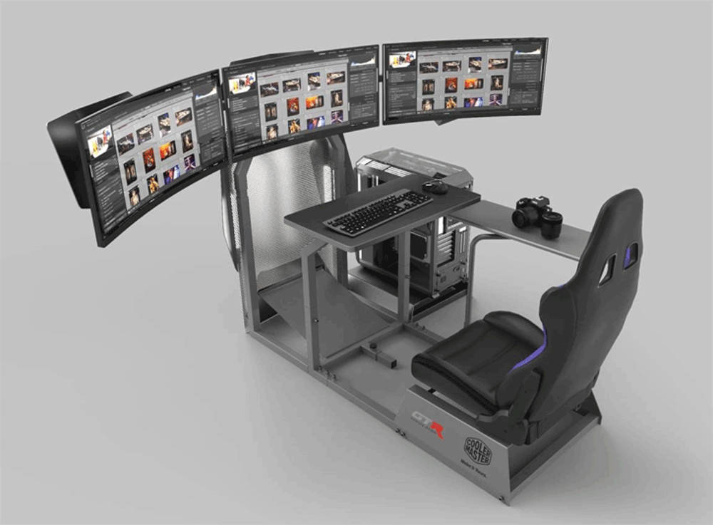 Collaborazione CoolerMaster GTR Simulator in vista