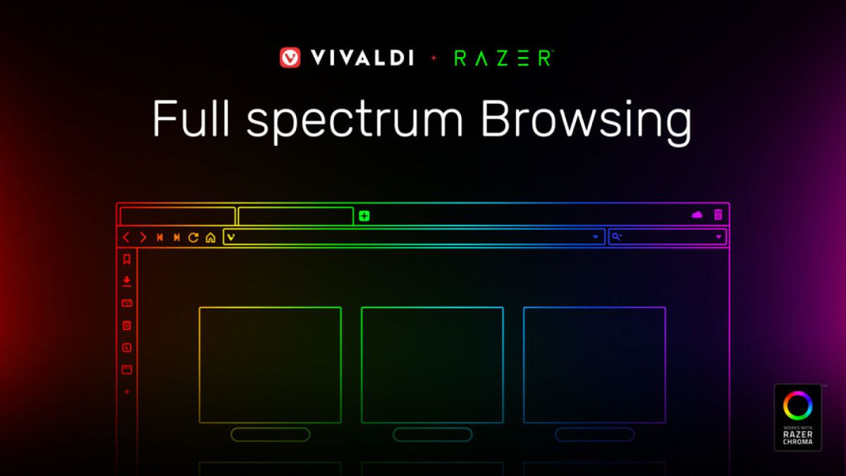Vivaldi browser compatibile con Razer Chroma