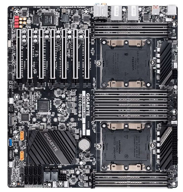 Gigabyte motherboard supporting dual Xeon