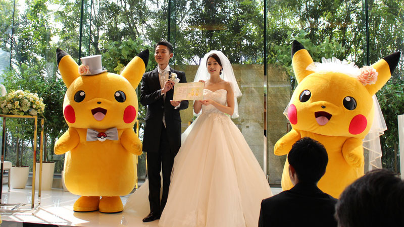 Matrimonio a tema Pokémon? In Giappone ora è possibile