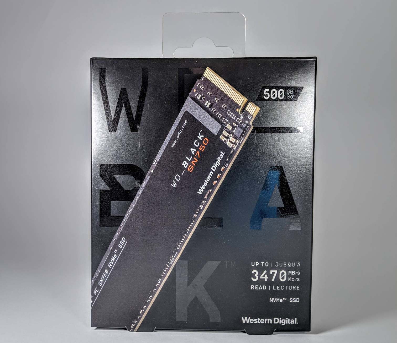 WD Black SN750 NVMe M.2 Box