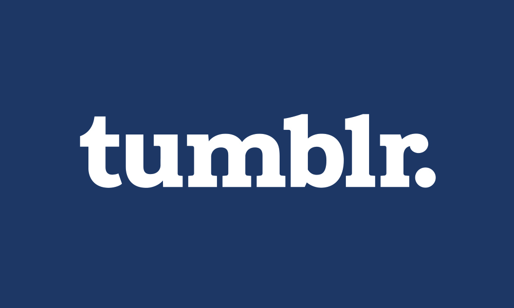 Logo del social Tumblr