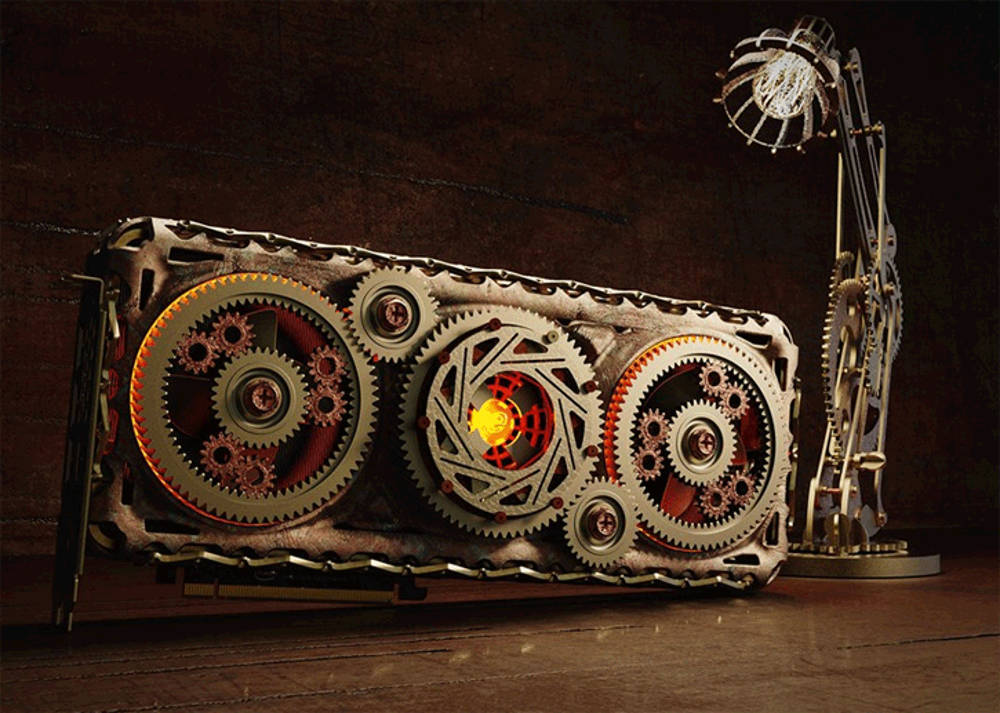 Steampunk GPU by Intel design