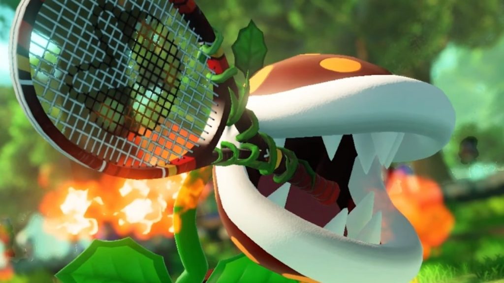 Mario Tennis Pianta Piranha