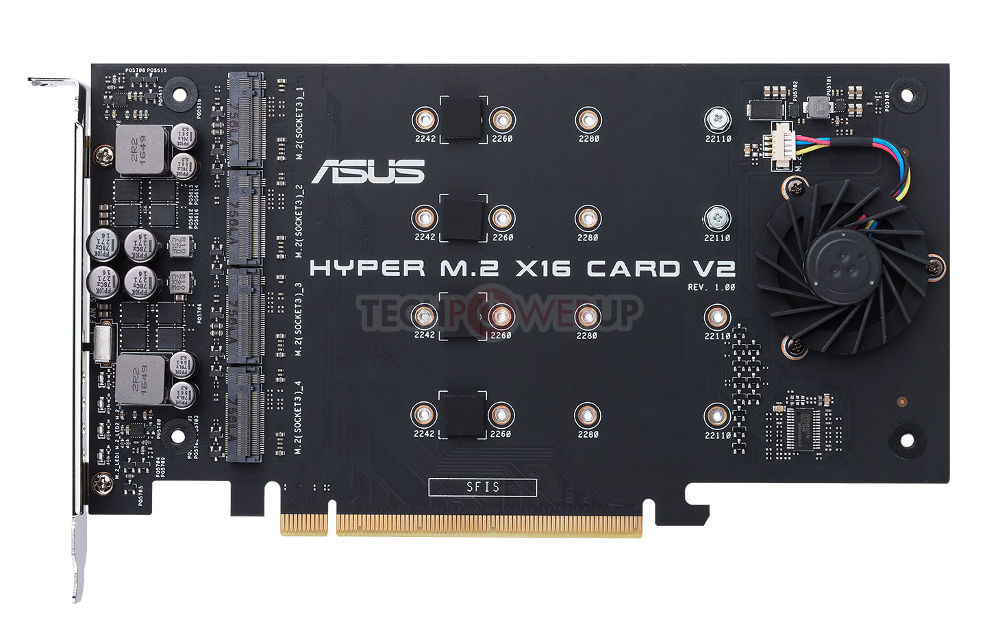 ASUS raid board with M.2
