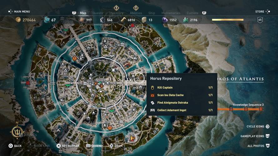 Assassin's Creed Odyssey armi Adamant
