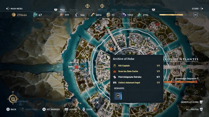 Assassin's Creed Odyssey armi Adamant